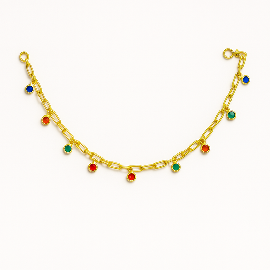 Collar Estético con Borlas de Colores – Moda Dulce para Mujer